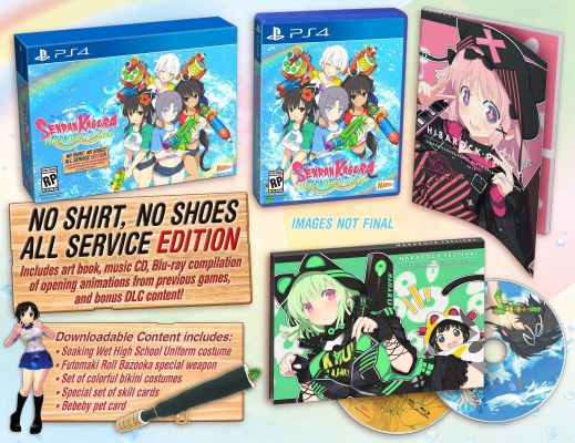 SENRAN KAGURA Peach Beach Splash _No Shirts, No Shoes, All Service_ Content