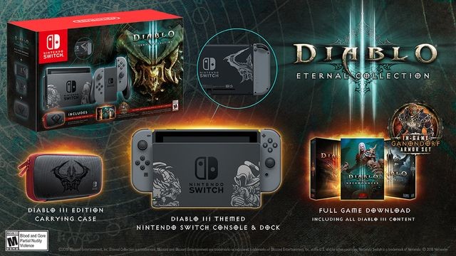 Nintendo Switch Diablo Bundle Box