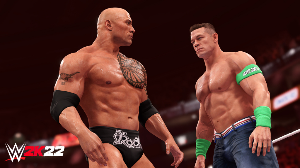 WWE 2K22 The Rock and John Cena_result